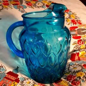 Blue Flame Water Pitcher